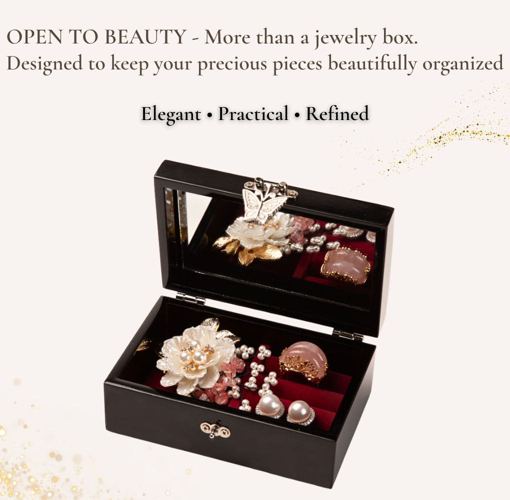 Korean Traditional Najeon Mother-of-Pearl Jewelry Box