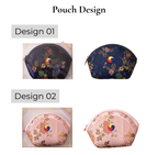 Korean Mother-of-Pearl Pill & Jewelry Case Gift Set – Pouch & Bojagi Wrapping