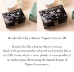 Korean Traditional Najeon Mother-of-Pearl Jewelry Box