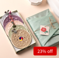Taegeuk Korean Tea Coaster Gift Set – Handmade in Korea