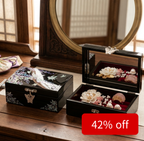 Korean Traditional Najeon Mother-of-Pearl Jewelry Box